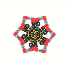 Luminous Mechanical Gyroscope Toy DIY Deformable