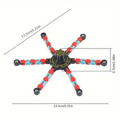Luminous Mechanical Gyroscope Toy DIY Deformable
