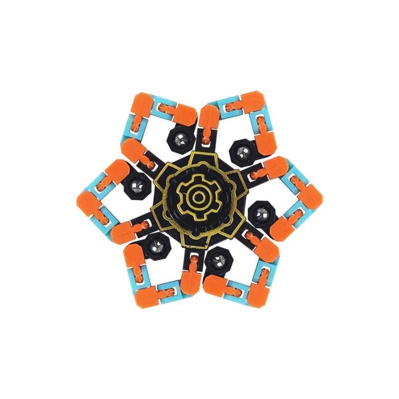Luminous Mechanical Gyroscope Toy DIY Deformable