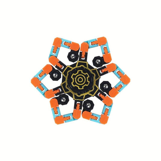 Luminous Mechanical Gyroscope Toy DIY Deformable