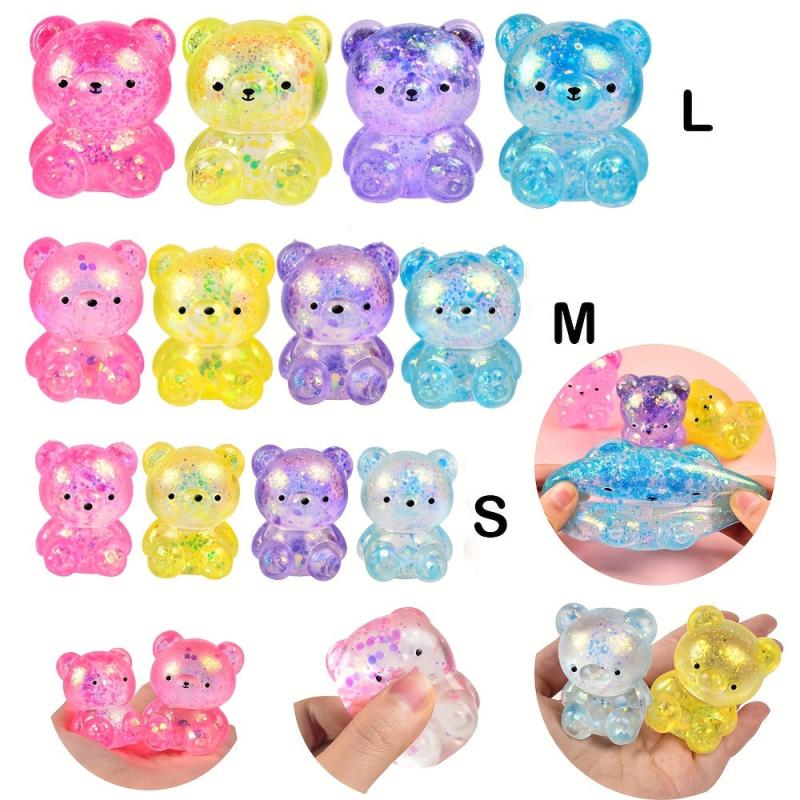 TPR Candy Bears Extrusion & Stretching Slow Pressure Toys