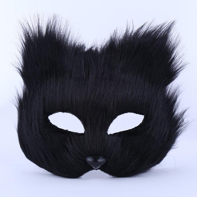 Furry Fox Masks Half Face Eye Mask Cosplay Props