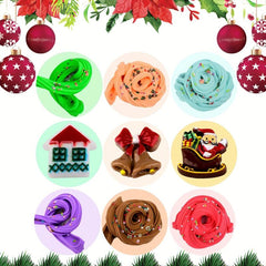 Christmas Butter Slime Set Non Sticky Stress Relief Toy
