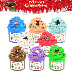 Christmas Butter Slime Set Non Sticky Stress Relief Toy