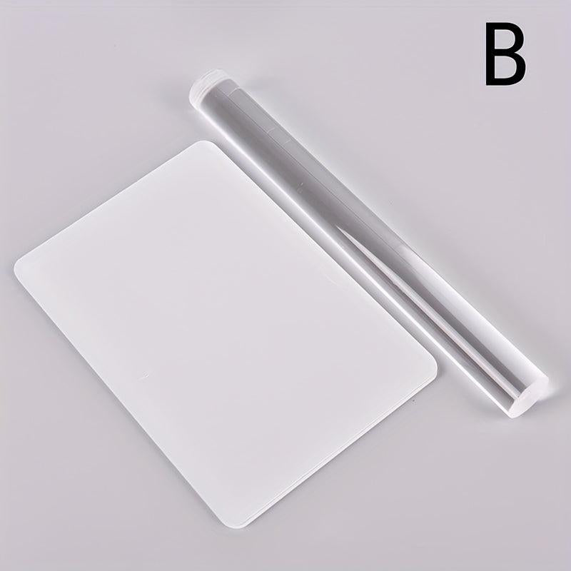 Solid Clay Rolling Pin Acrylic Clay Roller DIY Modelling Clay Tools