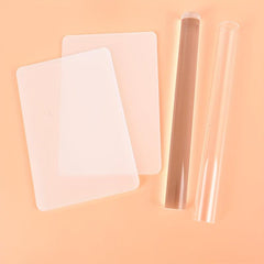 Solid Clay Rolling Pin Acrylic Clay Roller DIY Modelling Clay Tools