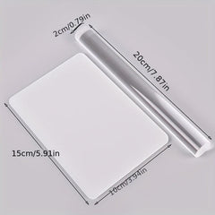 Solid Clay Rolling Pin Acrylic Clay Roller DIY Modelling Clay Tools
