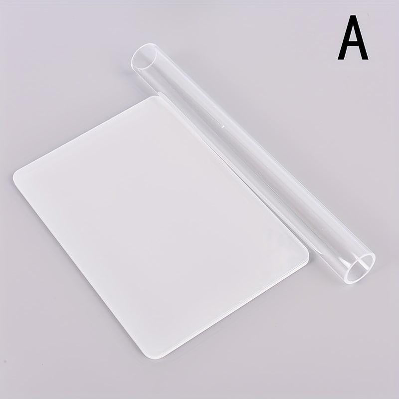 Solid Clay Rolling Pin Acrylic Clay Roller DIY Modelling Clay Tools