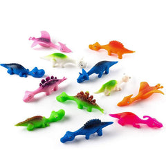 5pcs Dinosaur Fidget Toys Finger Catapult Stress Relief Toy