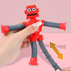 Telescopic Spring Robot Stress Relief Toy Boys Girls Christmas Gift
