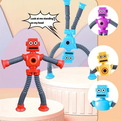 Telescopic Spring Robot Stress Relief Toy Boys Girls Christmas Gift