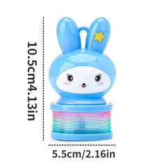 Rabbit Luminous Lantern Rainbow Circle Christmas Gift Toy