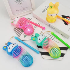 Rabbit Luminous Lantern Rainbow Circle Christmas Gift Toy