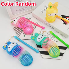 Rabbit Luminous Lantern Rainbow Circle Christmas Gift Toy