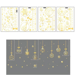 Christmas Snow Stickers for Glass Window Decorations