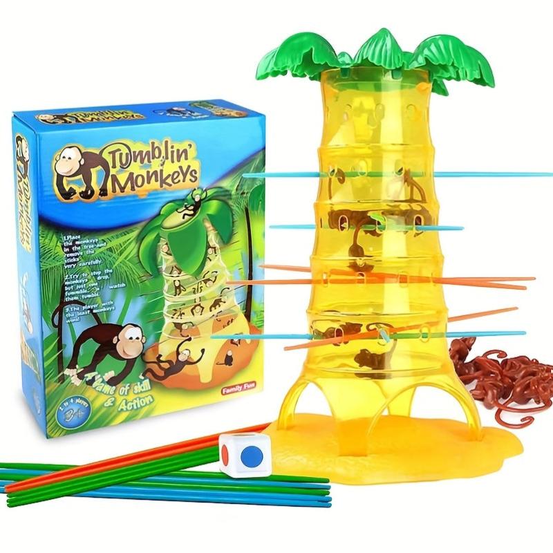 Interactive Monkey Fall Raffle Game for Family Fun