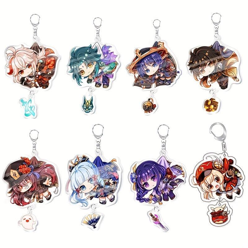 Anime Game Acrylic Keychain Pendant