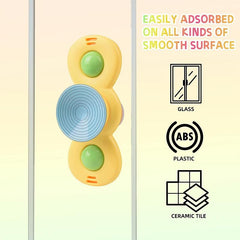 3pcs Suction Cup Spinner Toys for 1-3 Year Olds
