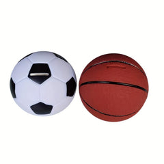 Simulation Basketball Football Coin Piggy Bank Enamelled Gift Ornaments
