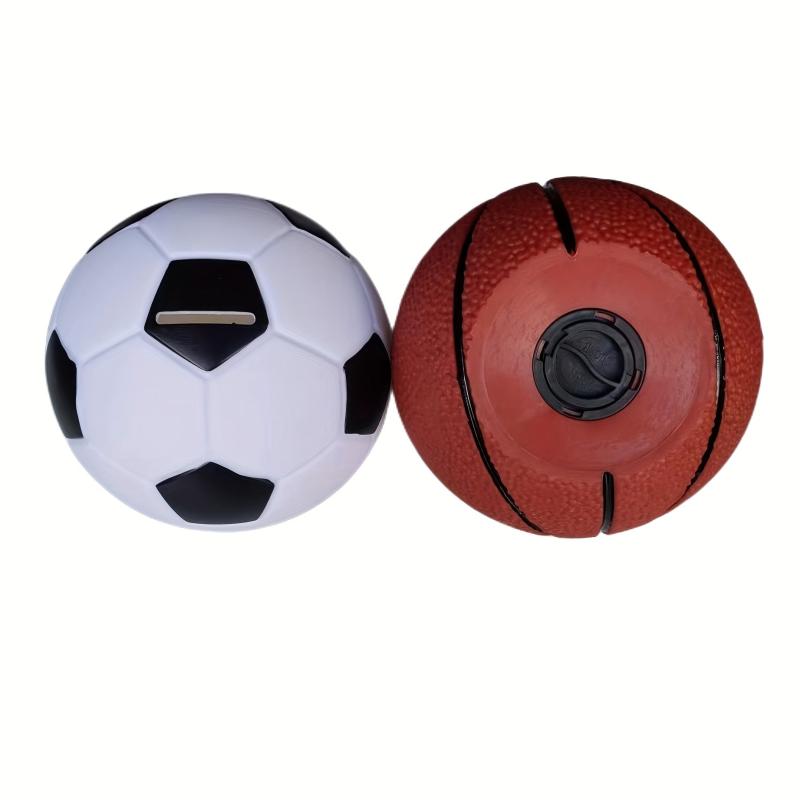 Simulation Basketball Football Coin Piggy Bank Enamelled Gift Ornaments