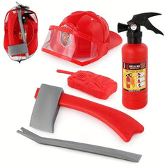 Kids Firefighter Dress Up Costume Set