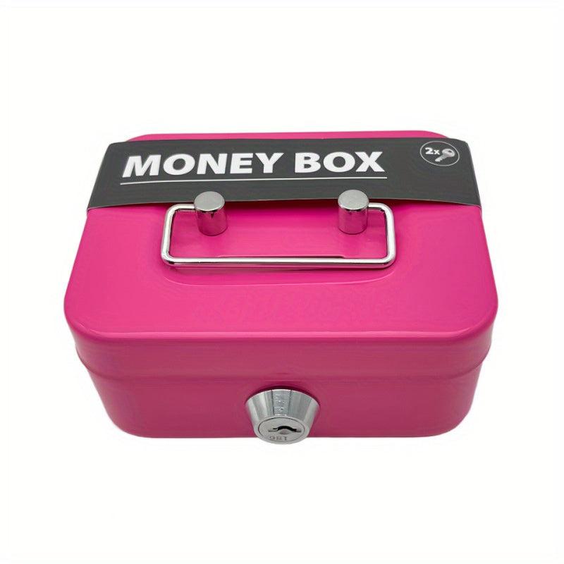 Clear Acrylic Piggy Bank for Adults - Unopenable Savings Box for Kids