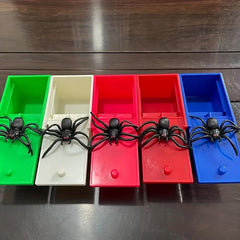 Prank Toy Plastic Box Halloween Joke Spider Christmas Surprise Gift Fun