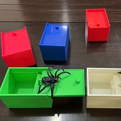 Prank Toy Plastic Box Halloween Joke Spider Christmas Surprise Gift Fun
