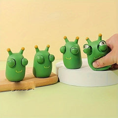 3pcs Cartoon Googly Worms Stress Relief Toy