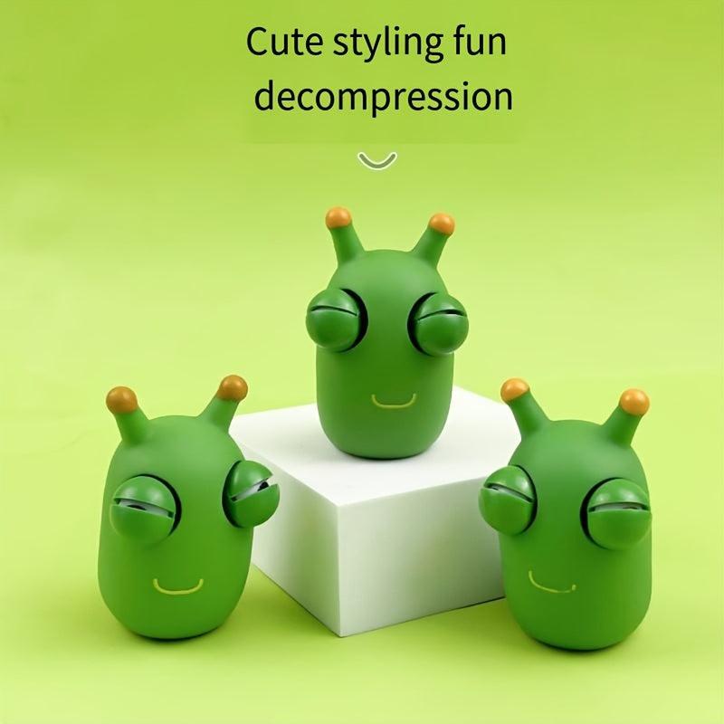 3pcs Cartoon Googly Worms Stress Relief Toy
