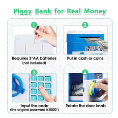 Pink Piggy Bank ATM Machine for Girls