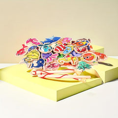 Wooden Magnetic Fish Game for Kids