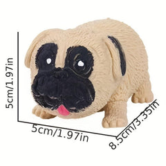 Stress Pug Dog Hand Stress Balls Fidget Finger Toys Relief Anxiety Ball