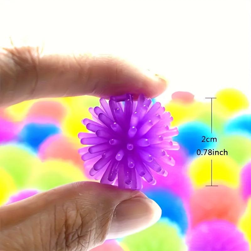 10 Packs of Easy-to-Grasp Sensory Bouncy Balls