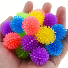 10 Packs of Easy-to-Grasp Sensory Bouncy Balls