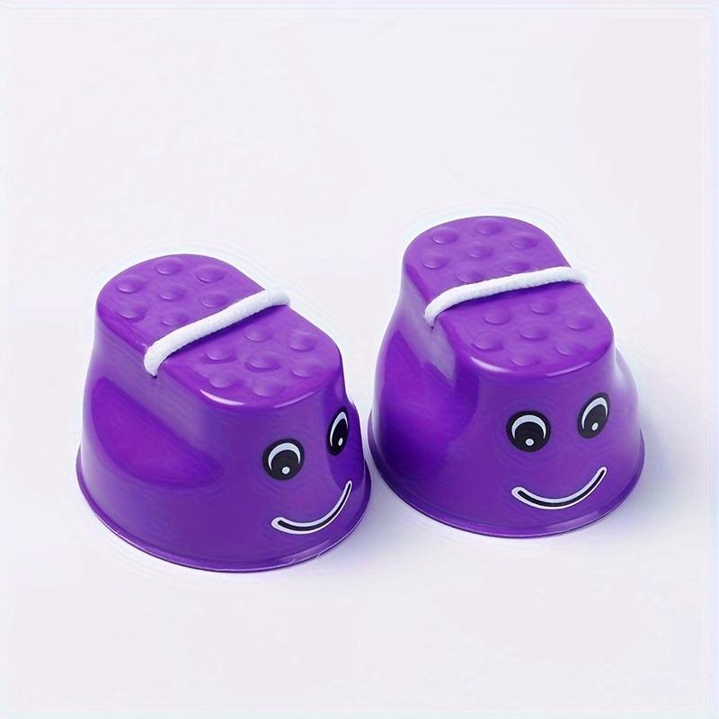 Adjustable Plastic Walking Stilts Monster Feet Toy for Active Play
