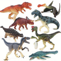 Dinosaur Toy Set Velociraptor Tyrannosaurus & Dragon Ornaments Boys Gift