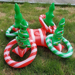 5pcs Christmas Decorations Game Toys Inflatable Ferrule Educational Toy Set