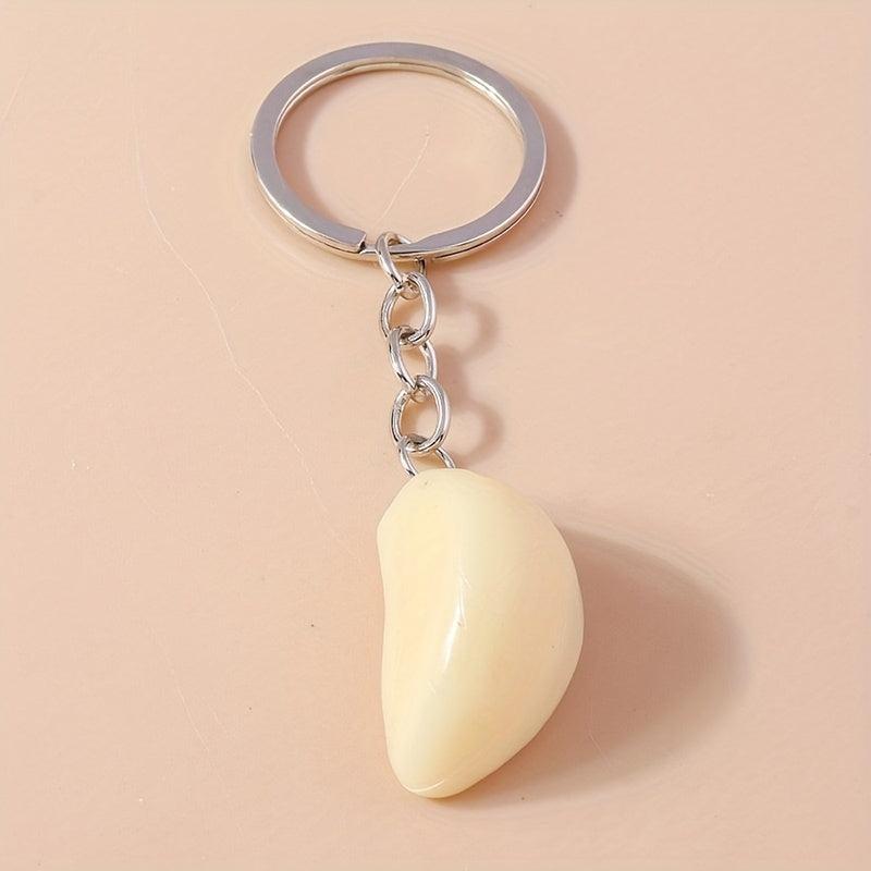 Garlic Keychain Creative Fun Simulation Food Toy Pendant
