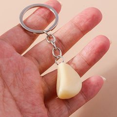 Garlic Keychain Creative Fun Simulation Food Toy Pendant
