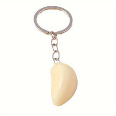 Garlic Keychain Creative Fun Simulation Food Toy Pendant