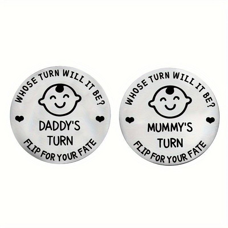 Parenting Decision Making Coins For Newborn Parents 1pc