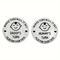 Parenting Decision Making Coins For Newborn Parents 1pc