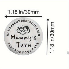 Parenting Decision Making Coins For Newborn Parents 1pc
