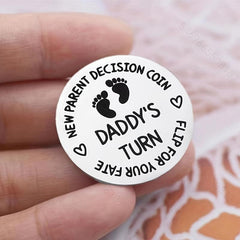 Parenting Decision Making Coins For Newborn Parents 1pc