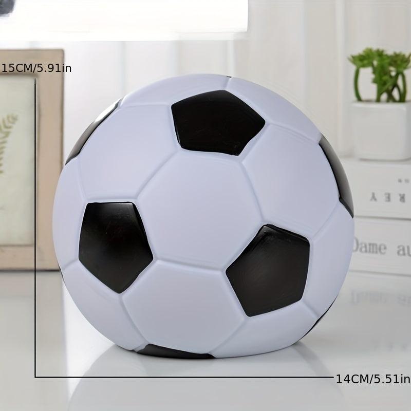 Large Capacity Basketball & Soccer Money Jar for Sports Fans & Boys