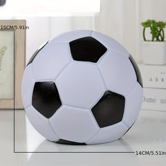 Large Capacity Basketball & Soccer Money Jar for Sports Fans & Boys