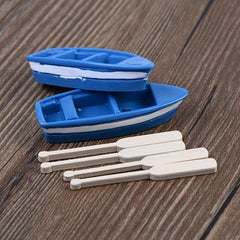 Resin Skull Boat Micro Landscape Beach Scene DIY Props