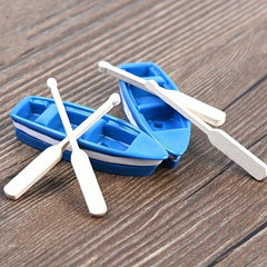 Resin Skull Boat Micro Landscape Beach Scene DIY Props