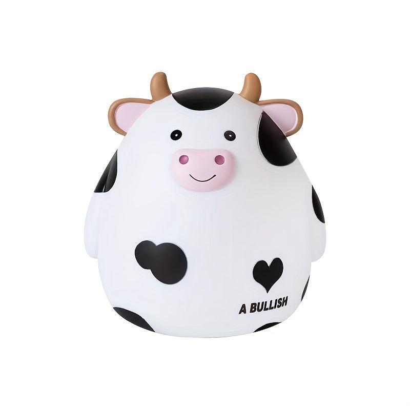 Large Capacity Creative Cow Piggy Bank Cartoon Desktop Ornaments Birthday Gift